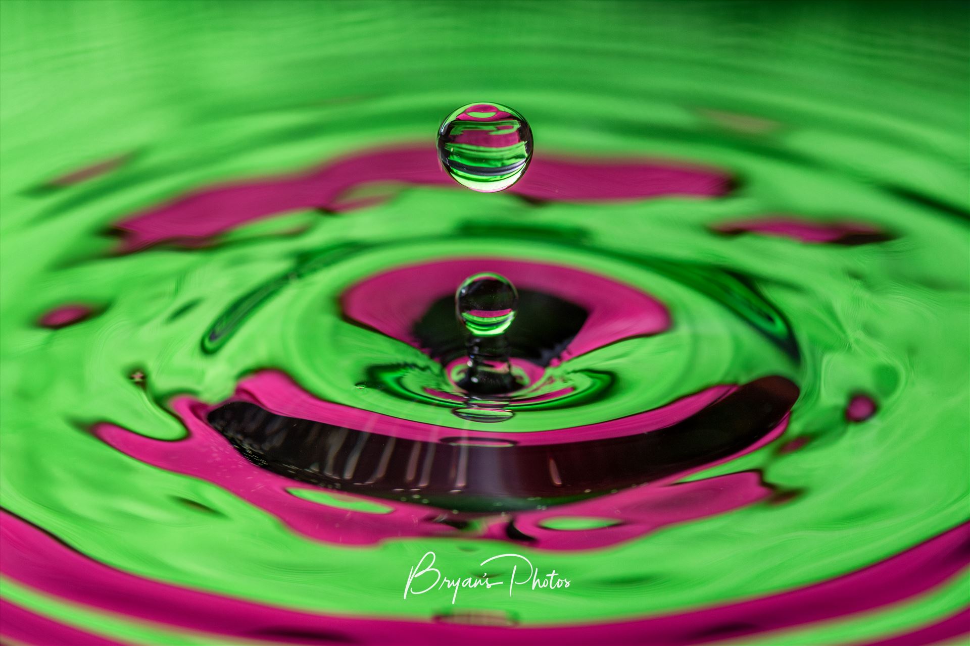 Wall Art Water Drop - Wall art of a water drop. by Bryans Photos