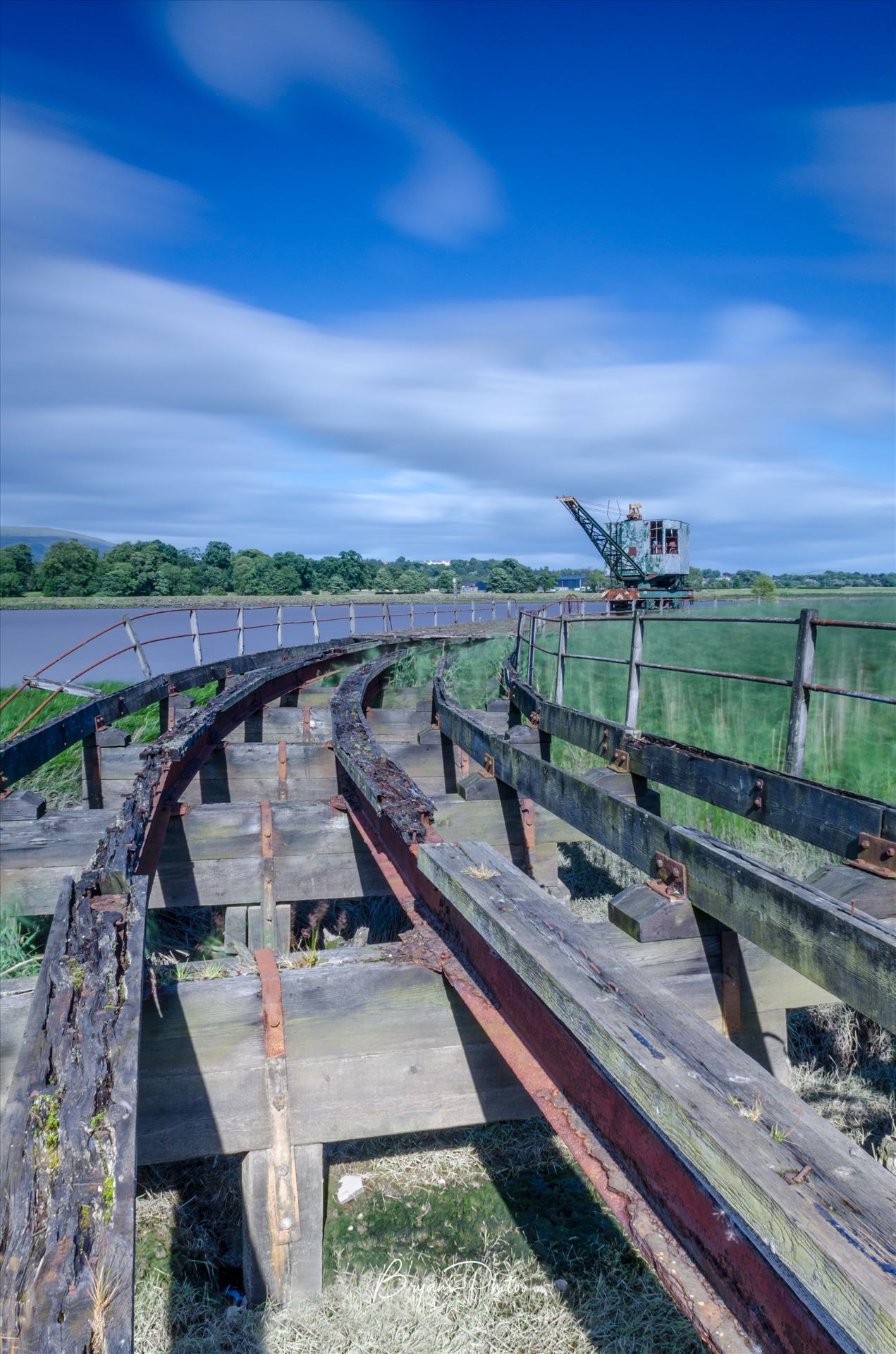 Bandeath - A long exposure photograph taken at the former Bandeath Munitions Depot on the banks of the river Forth. by Bryans Photos