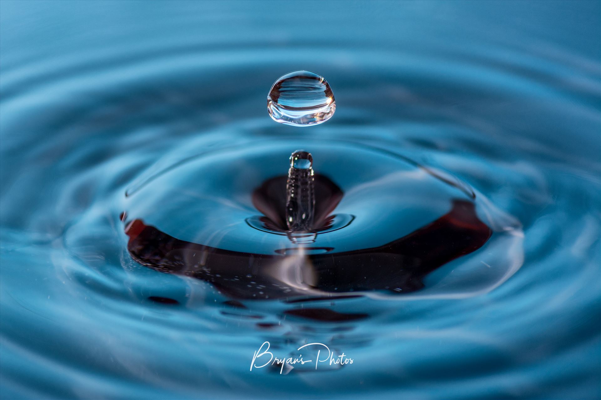 Water Drop - Wall art of a water drop. by Bryans Photos