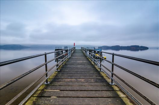 A long exposure photograph of the Pier at Luss on the banks of Loch Lomond.